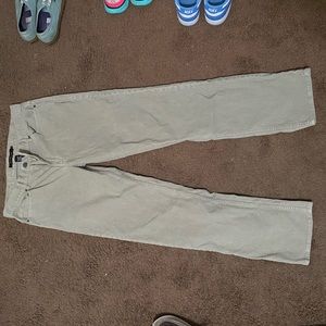 Size 34 waist - Calvin Klein corduroy jeans (grey/khaki) regular fit